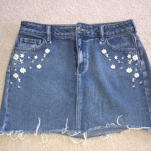 Lottie Moss Jean Skirt